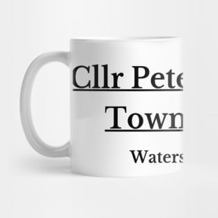 Peter Hudson’s name badge Mug